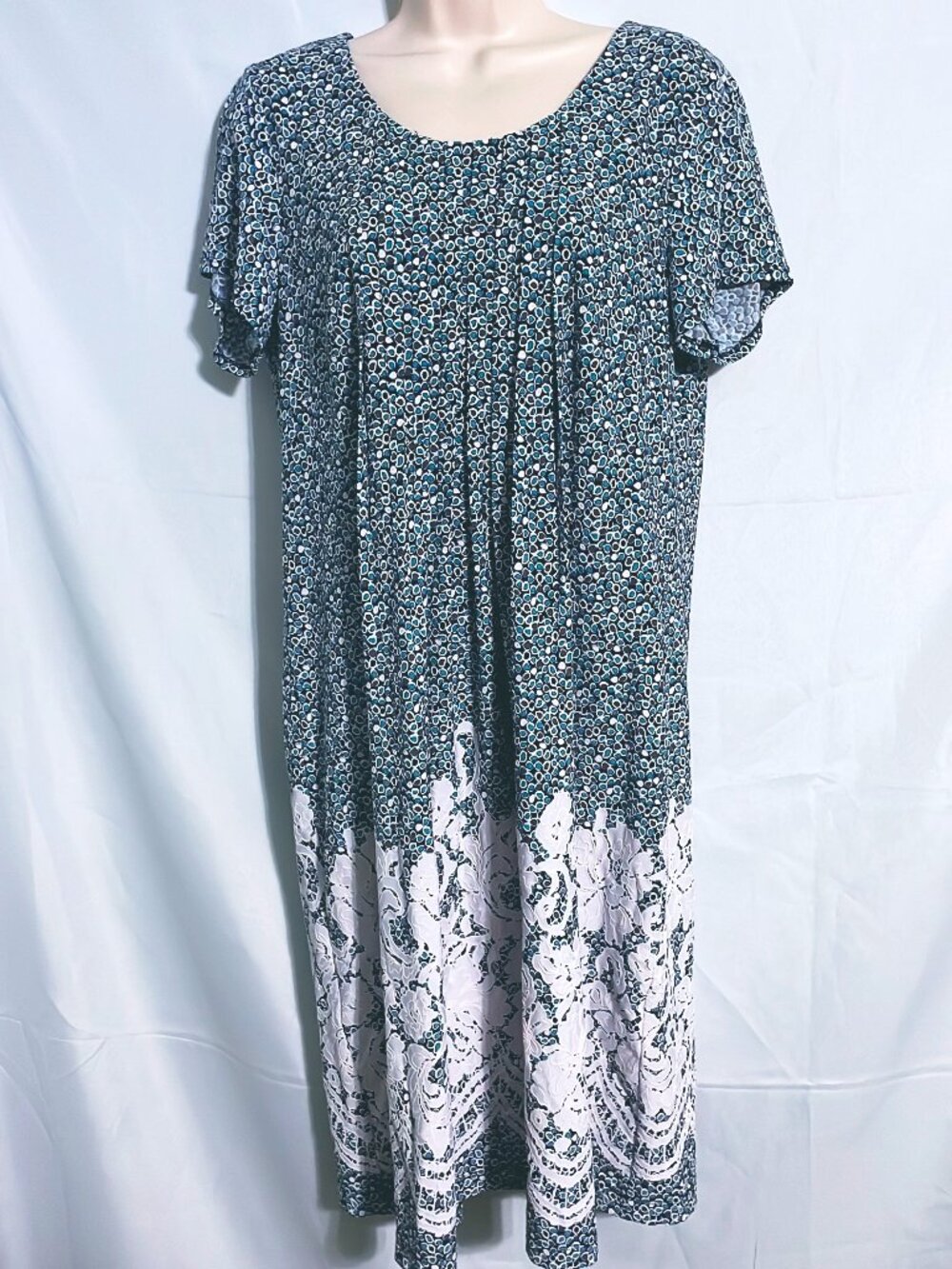 Perceptions Cute Short Sleeve Dress Size XL